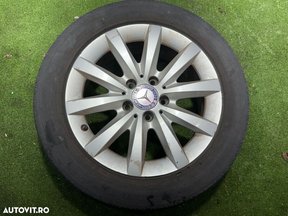 JANTE MERCEDES BENZ R16 / 5x112 / A180 / 6,5JX16H2 ET49 / 205/55 R16 + CAUCIUCURI (X4) - 3