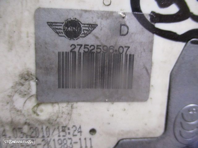 Fecho 275259607 MINI R56 FASE 1 2010 1.6D 90CV 3P CINZA AZULADO FD 7 PINOS - 4