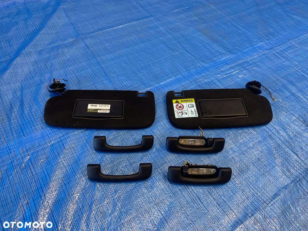 JEEP GRAND CHEROKEE WK2 PODSUFITKA PANORAMA SŁONECZNIKI LAMPKI ALCANTARA CZARNA 68209579AA - 7