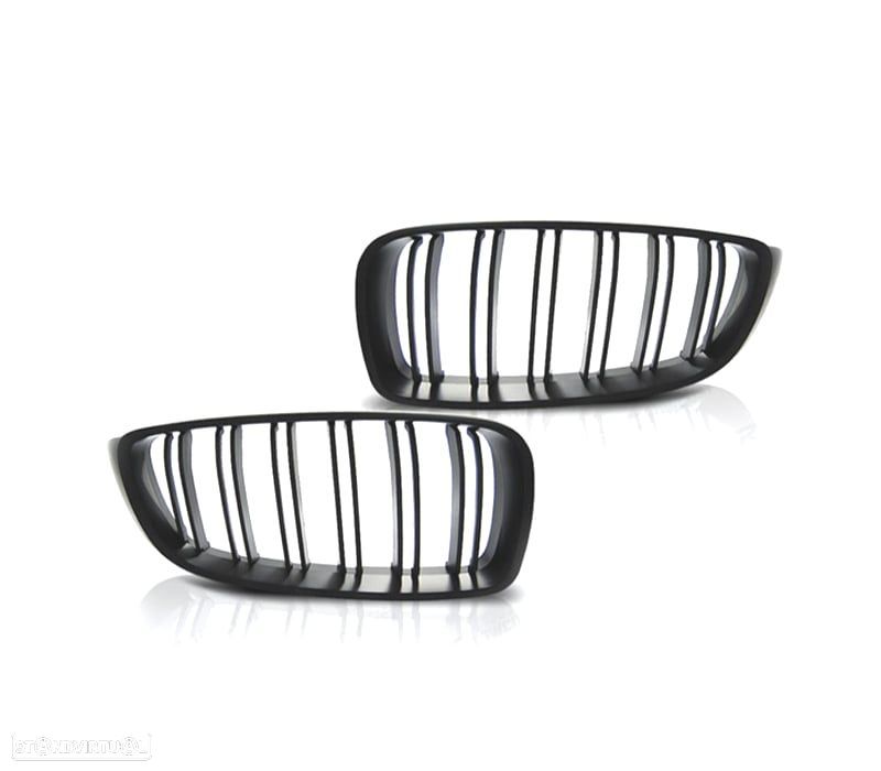 GRELHA FRONTAL BMW F32 F33 F36 LOOK M4 PRETO FOSCO - 4