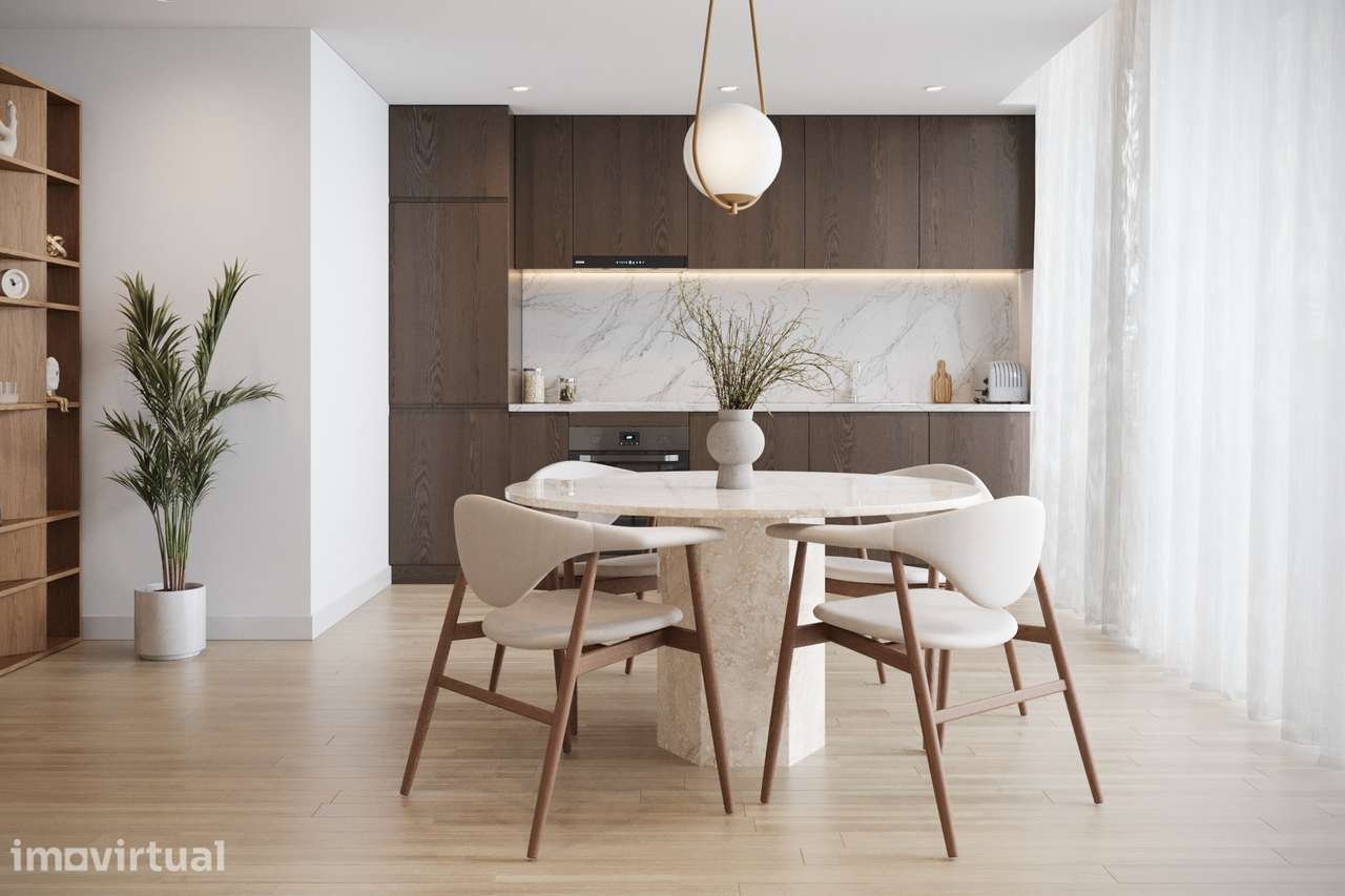Apartamento T2 Novo com Varanda e Garagem - Grande imagem: 3/11