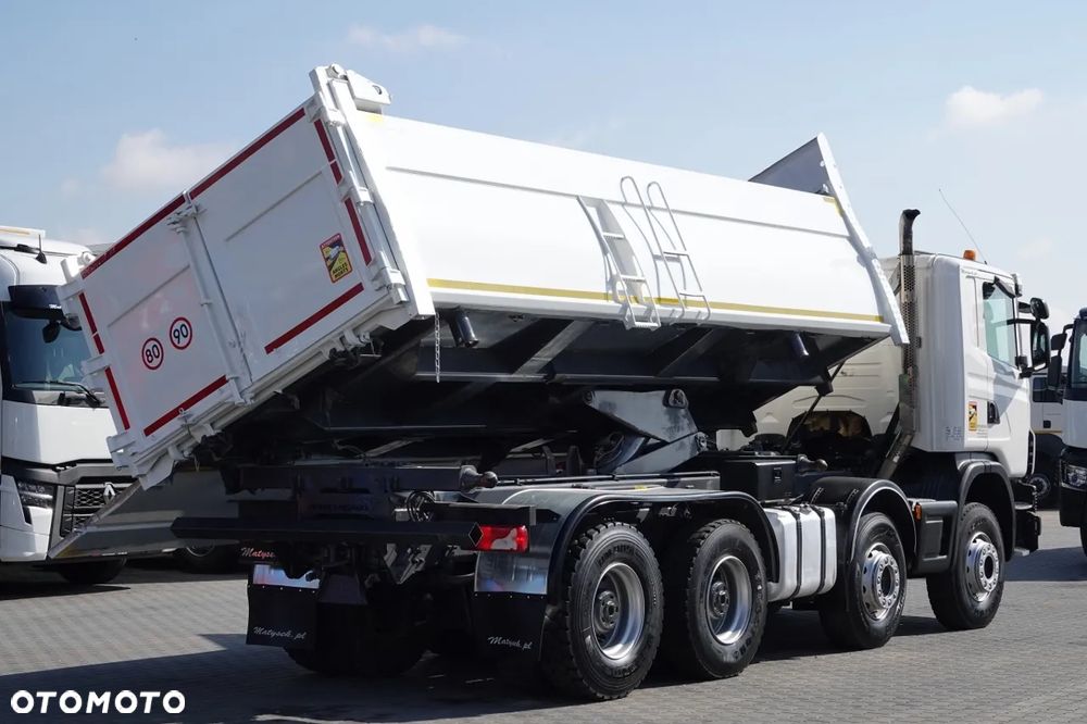 Scania G 480 / 8x4 / WYWROTKA / HYDROBURTA / BORDMATIC / MANUAL - 9