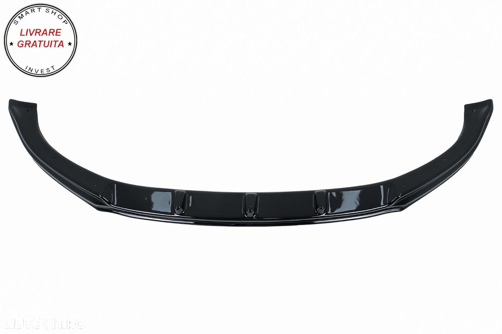 Prelungire Bara Fata Extensie Add-on VW Transporter T6 (2015-up) Negru Lucios- livrare gratuita - 4