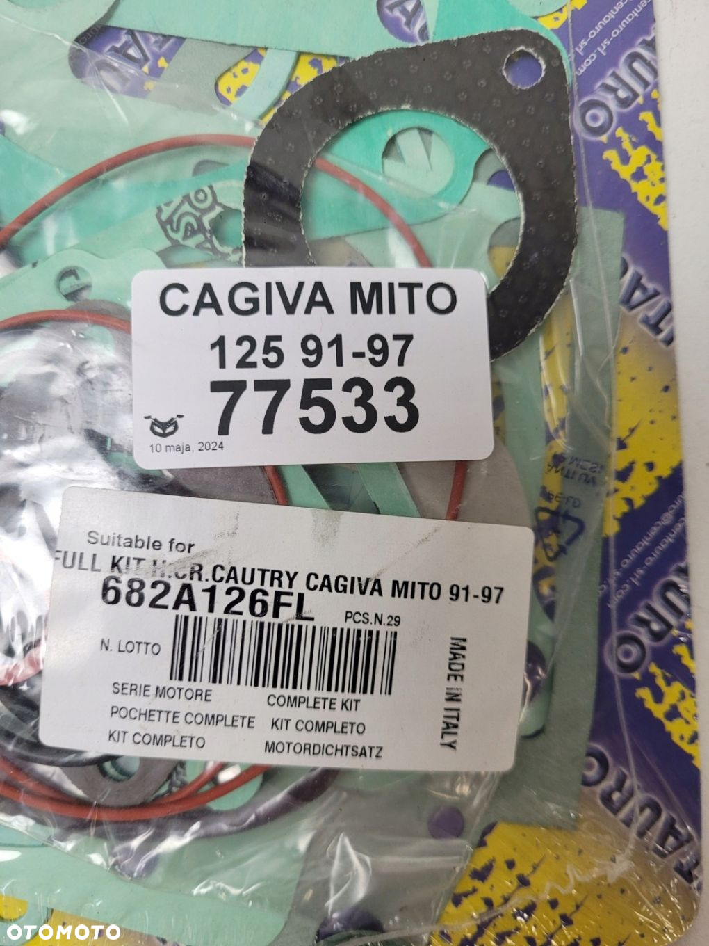 CAGIVA MITO 125 91-97 USZCZELKA SILNIKA KOMPLET ZESTAW - 4