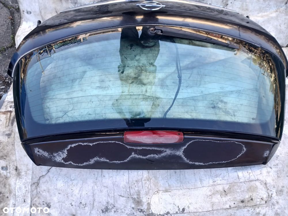 Opel Astra H HB 3 III Klapa tył tylna kolor Z20R czarny czarna mikrostyk szyba mechanizm - 3