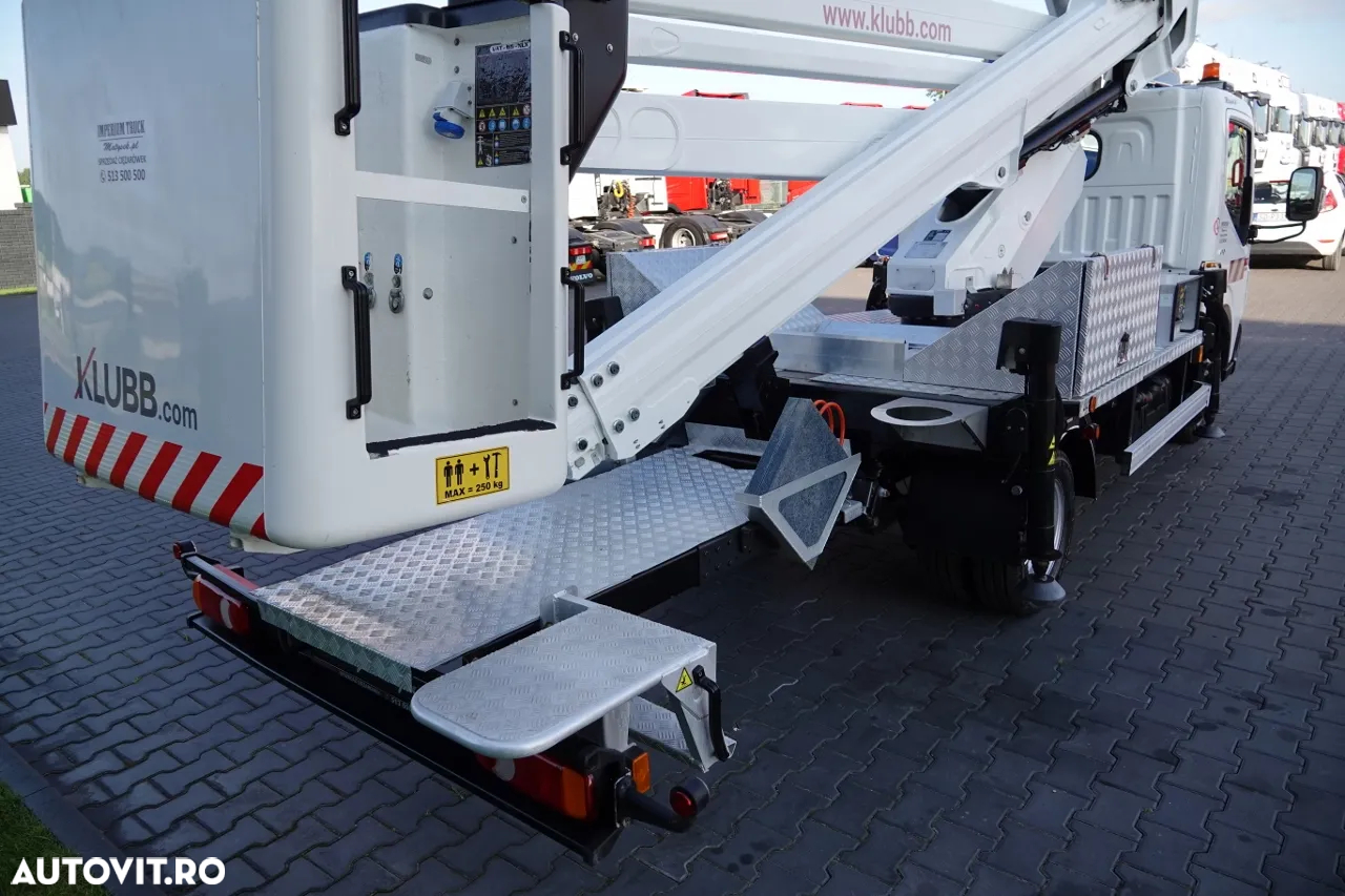 Renault MAXITY 130,35 / 20 METRI LIFT / KLUBB VAT-66-NLX COS / COS 2 PERSOANE - 250 KG / DUPA CONTRACTUL DE SERVICE - 14