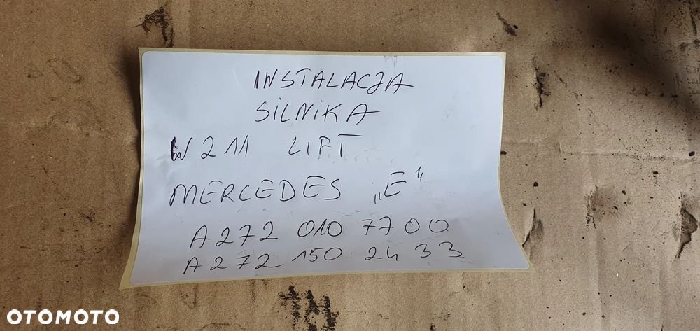 Wiązka instalacja silnika Mercedes E-Klasa W211 3.0 V6 A2720107700 A2721502433 - 13