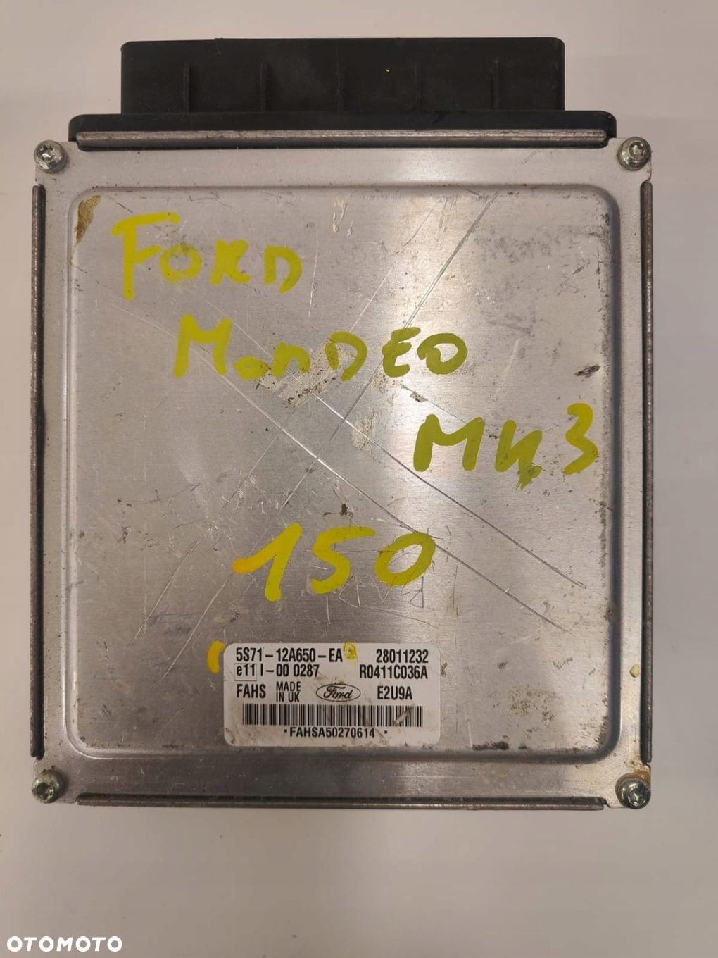 Ford mondeo 5S71-12A650-EA 28011232 KOMPUTER STEROWNIK SILNIKA - 1