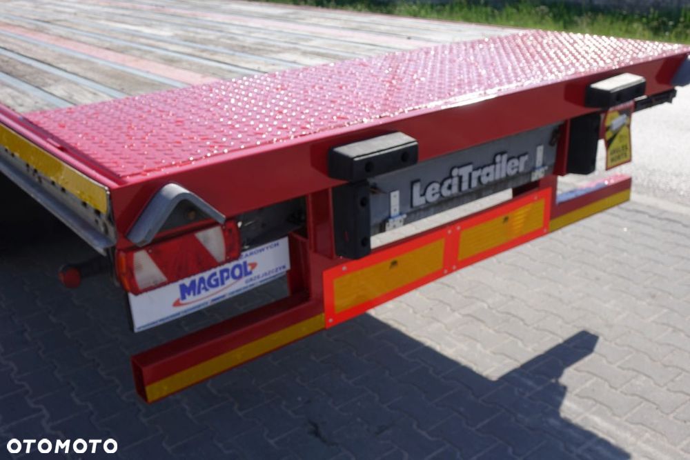 LeciTrailer PLATFORMA / MEGA / OSIE SAF / PODŁOGA WZMACNIANA - SZYNA-DESKA - 21