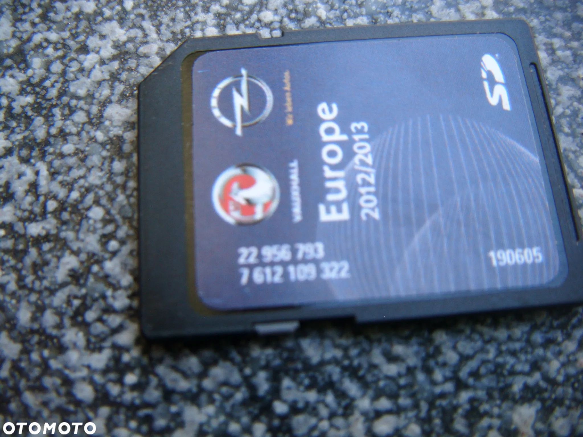 opel astra J  13r mapa Europy 22956793   2012/2013 - 1