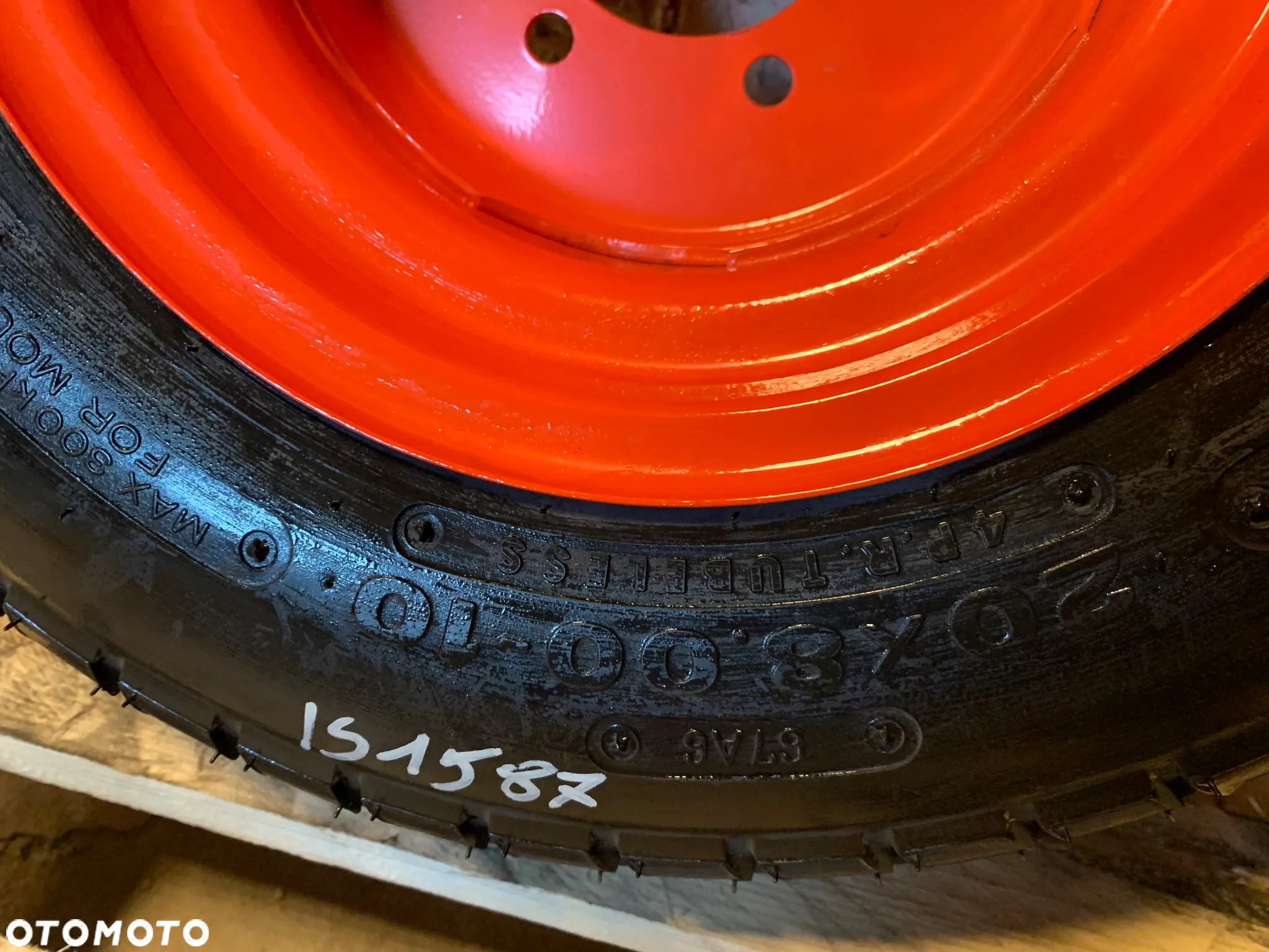 FV 23% Nowa Opona 20-8.00-10 BRIDGESTONE PILLOW DIA odpowiednik 205/65/10 Opona + Felga Kubota Koła - 6