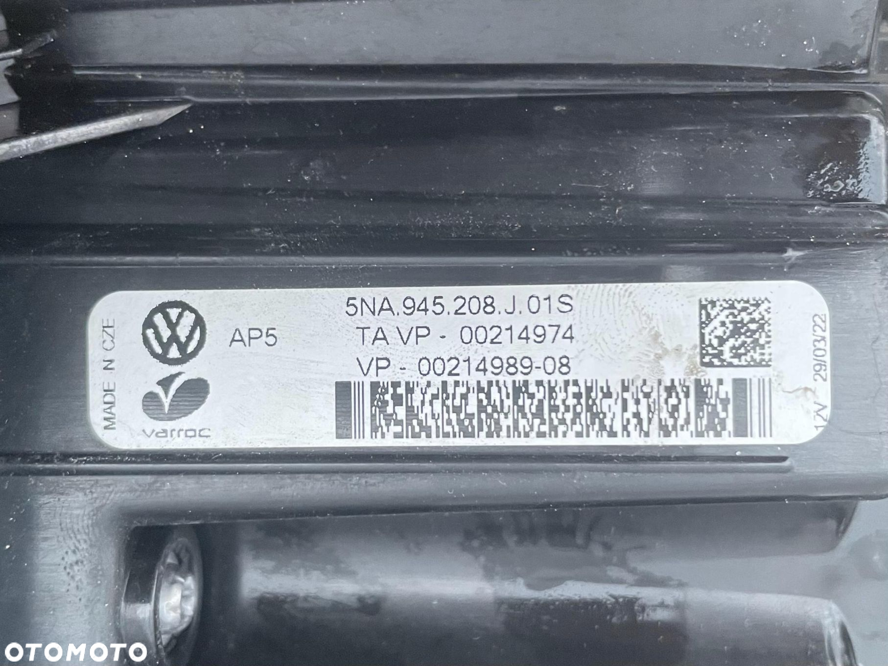 VW TIGUAN II LAMPA TYLNA PRAWA 5NA945208J - 4