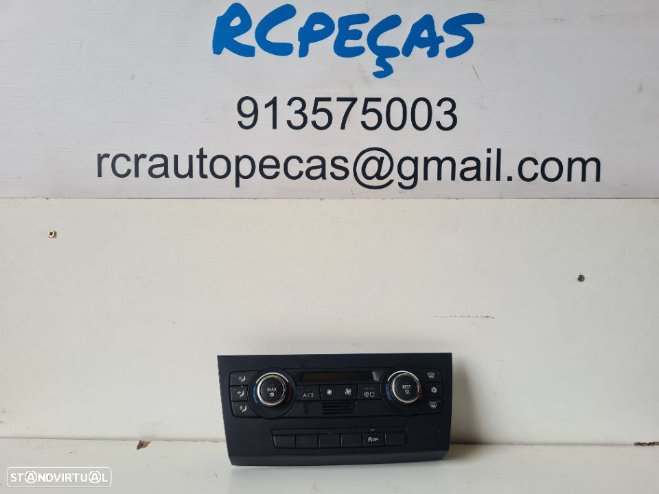 CONSOLA / CONTROLO CLIMATIZAÇÃO ORIGINAL | REF. 6411914730001 | BMW SERIE 3 COUPE 320D E92 177CV; - 1