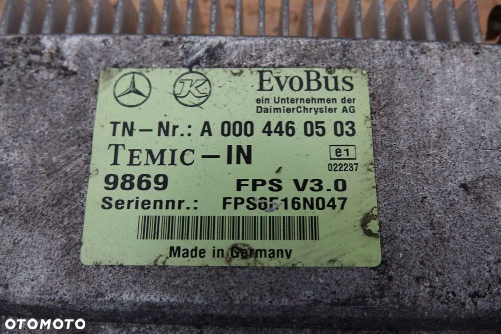 STEROWNIK MODUŁ MERCEDES EVO BUS SETRA MERCEDES A0004460503 - 2