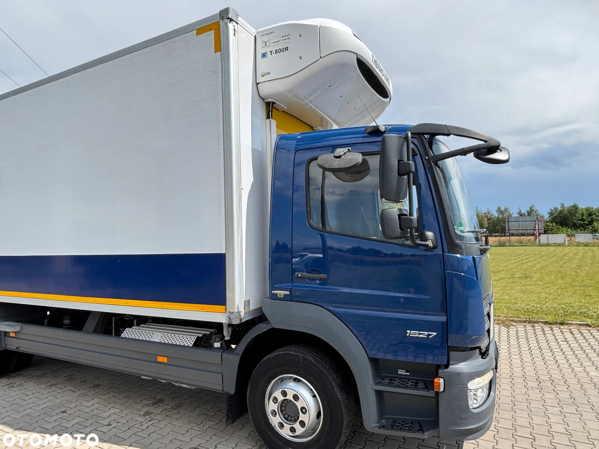 Mercedes-Benz ATEGO 1527 , chłodnia Termoking 800R, winda załadowcza 2 tony 2021 rok, jednokomorówka , świeżo po serwisie agregatu - 13