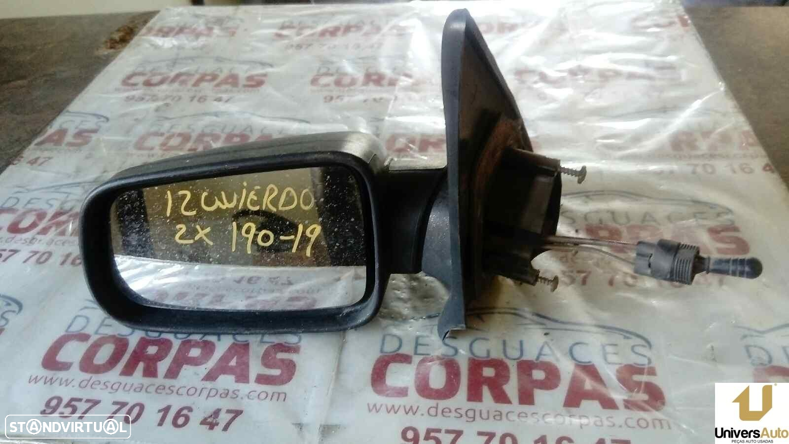ESPELHO RETROVISOR ESQUERDO CITROEN ZX BREAK 1996 - - 4