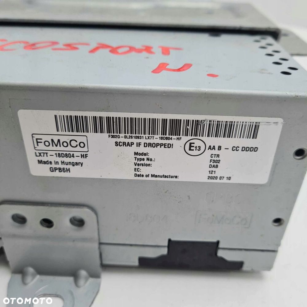 ford ecosport ii lift radio navi gps nawigacja - 4