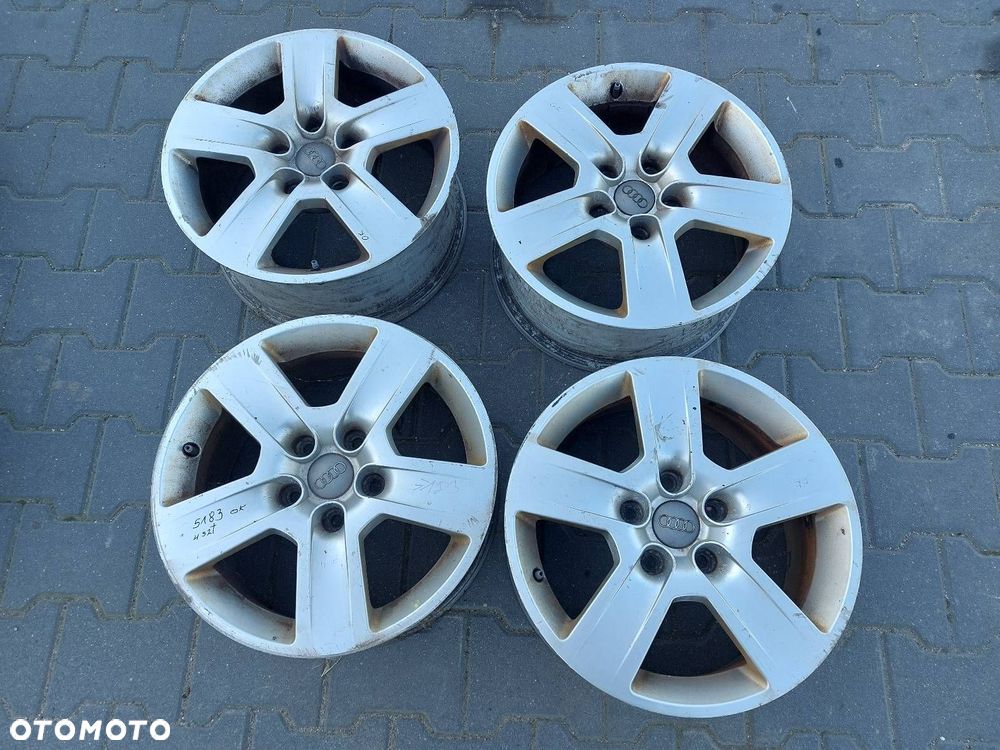 FELGI ALUMINIOWE 4SZT 5x112 7Jx16 ET42 FI57,1 AUDI A4 B6 8E0601025B - 1
