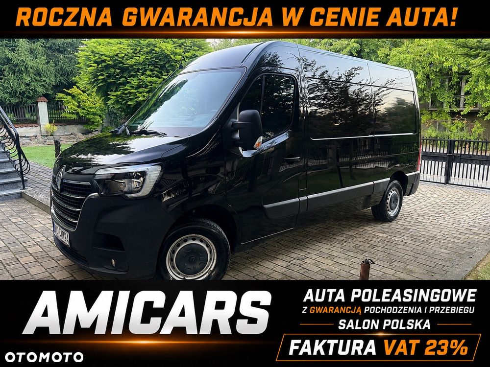 Renault Renault Master 2.3 dCi 135 KM L2H2 Pack Clim – Produkcja 2021r/Rejstracja 2022r. – FV23% – GWARANCJA - Ładowność (kg): 1352 - WEBASTO - Pierwszy Właściciel - Salon Polska - Pełna Historia Serwisowa - Oryginalny Przebieg - 1