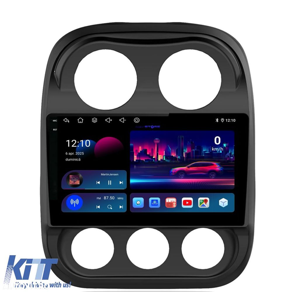 Navigatie Dedicata Jeep Compass (2010-2016), 10Inch, 6Gb Ram, 128Gb St - 4