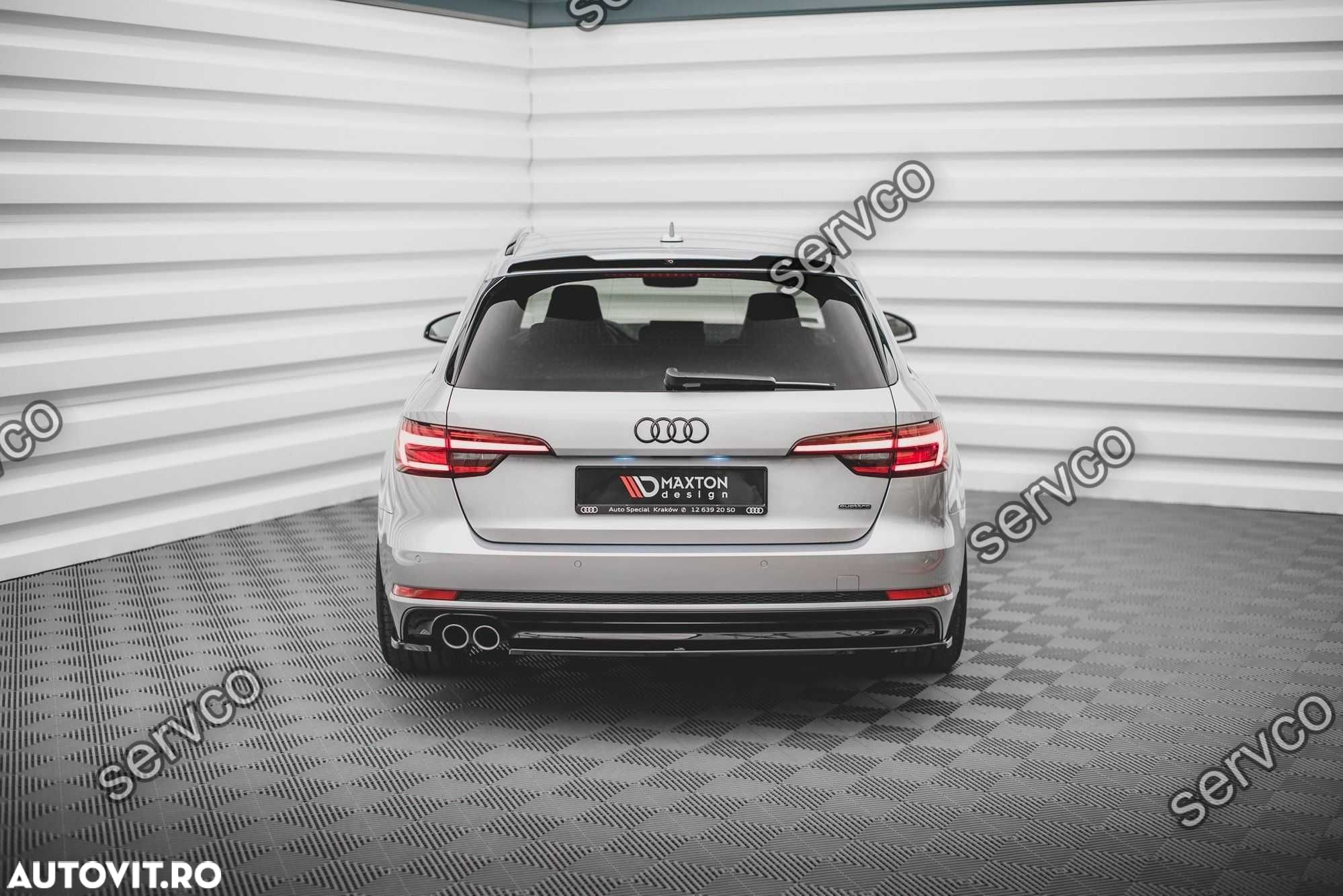 Prelungire bara spate Audi A4 S-Line B9 2015-2019 v8 - Maxton Design - 2