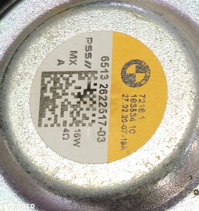BMW X5 G05 20r GŁOŚNIK LEWY TYŁ 2622517 - 3