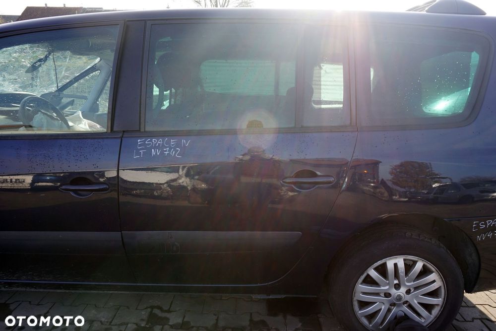 DRZWI TYLNE LEWE ESPACE GRAND IV PH1 NV472  GRANATOWY RENAULT 2002-2006 - 1