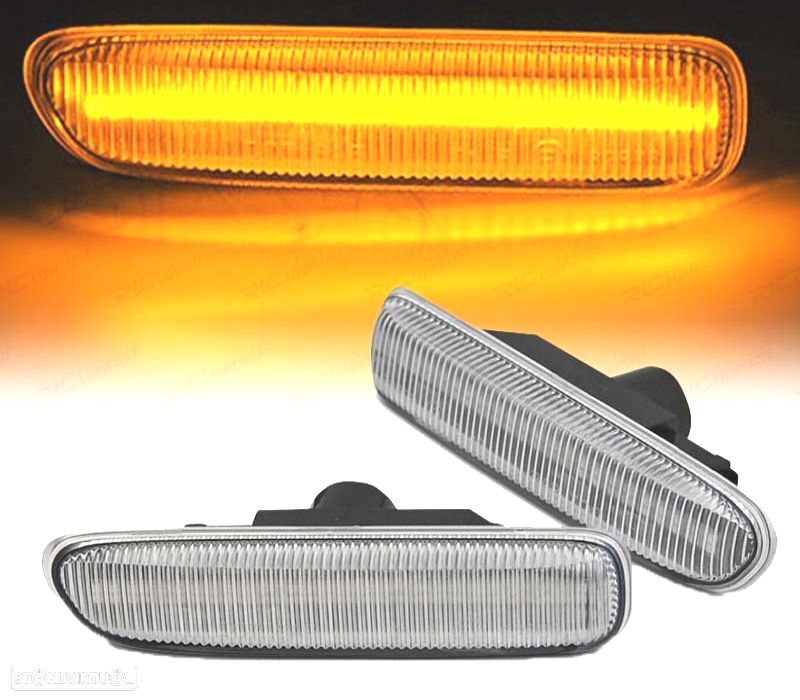 INDICADORES BMW E46 LED DINAMICOS CROMADO - 1