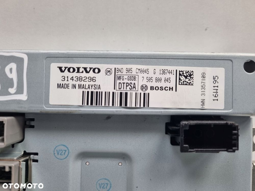 Volvo XC60 S60 II V60 V40 II EKRAN NAWIGACJI Wyświetlacz monitor 31438296 - 3
