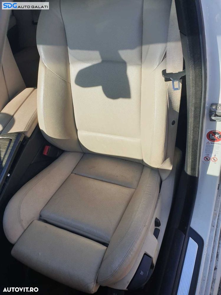Interior Piele Crem cu Incalzire Scaune Fata si Bancheta Spate Sezut cu Spatar BMW Seria 5 F11 2009 - 2017 [C5278] [C5279] [C5280] - 9