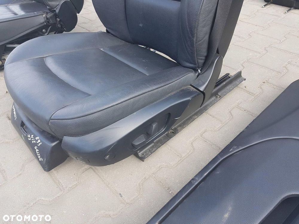BMW 3 E93 CABRIO 06-13r FOTELE SKÓRZANE KANAPA - 11