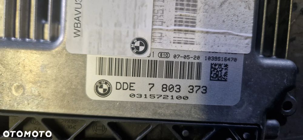 BMW E87 E90 E91 2.0D STEROWNIK SILNIKA 7803373 - 2
