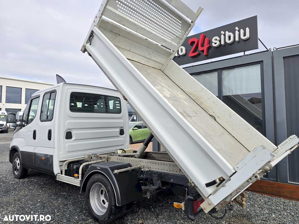 Iveco Daily 35C14 doka, 6 loc. basculabila, 140 CP, 2020, 62400 km. - 3