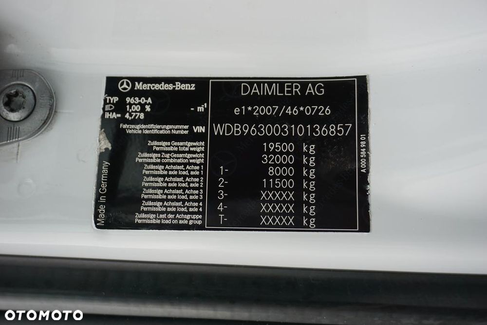 Mercedes-Benz ANTOS / 1830 / EURO 6 / CHŁODNIA + WINDA / 18 PALET - 11