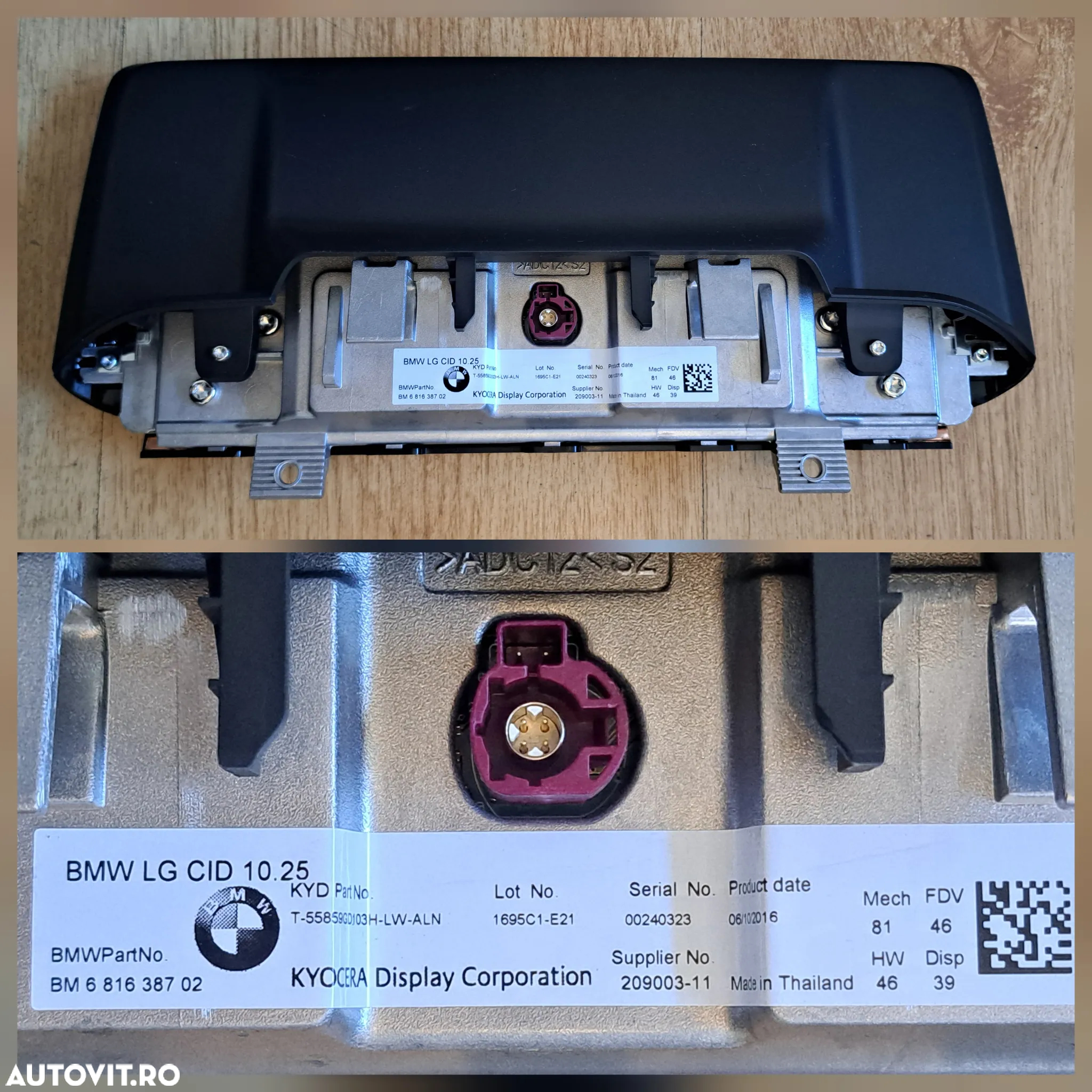 Kit navigatie profesionala NBT EVO HU HARMAN Ecran afisaj central unitate principala joystick BMW X5 F15 X5 M F85 X6 F16 X6 M F86 - 4