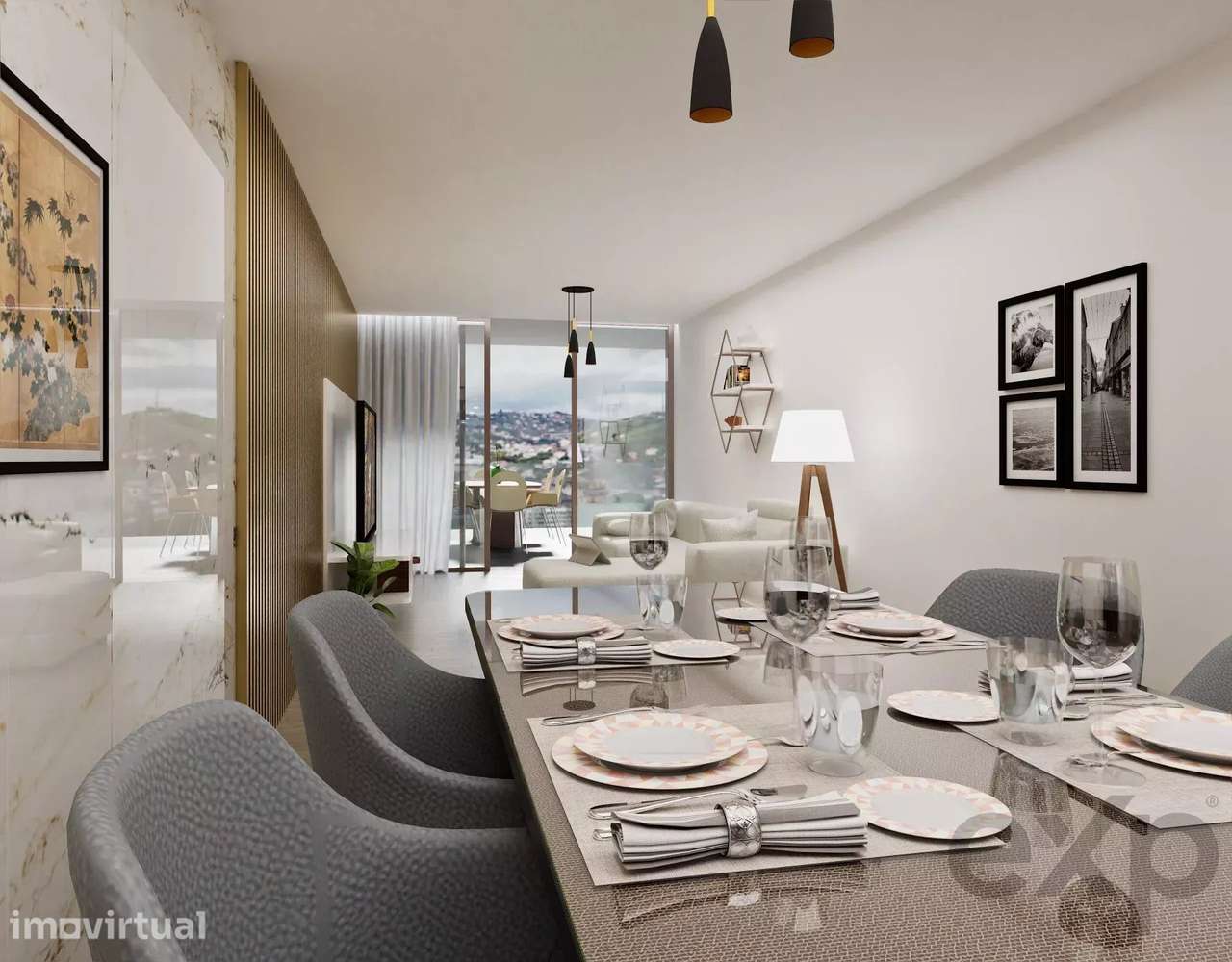 Novo Apartamento T3 Moderno com Vista Mar Deslumbrante - Grande imagem: 2/26
