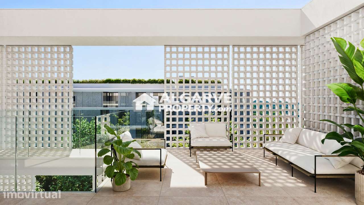 Duplex T3 de Luxo com Piscina no Terraço no Centro de Vilamoura – Bota - Grande imagem: 5/23