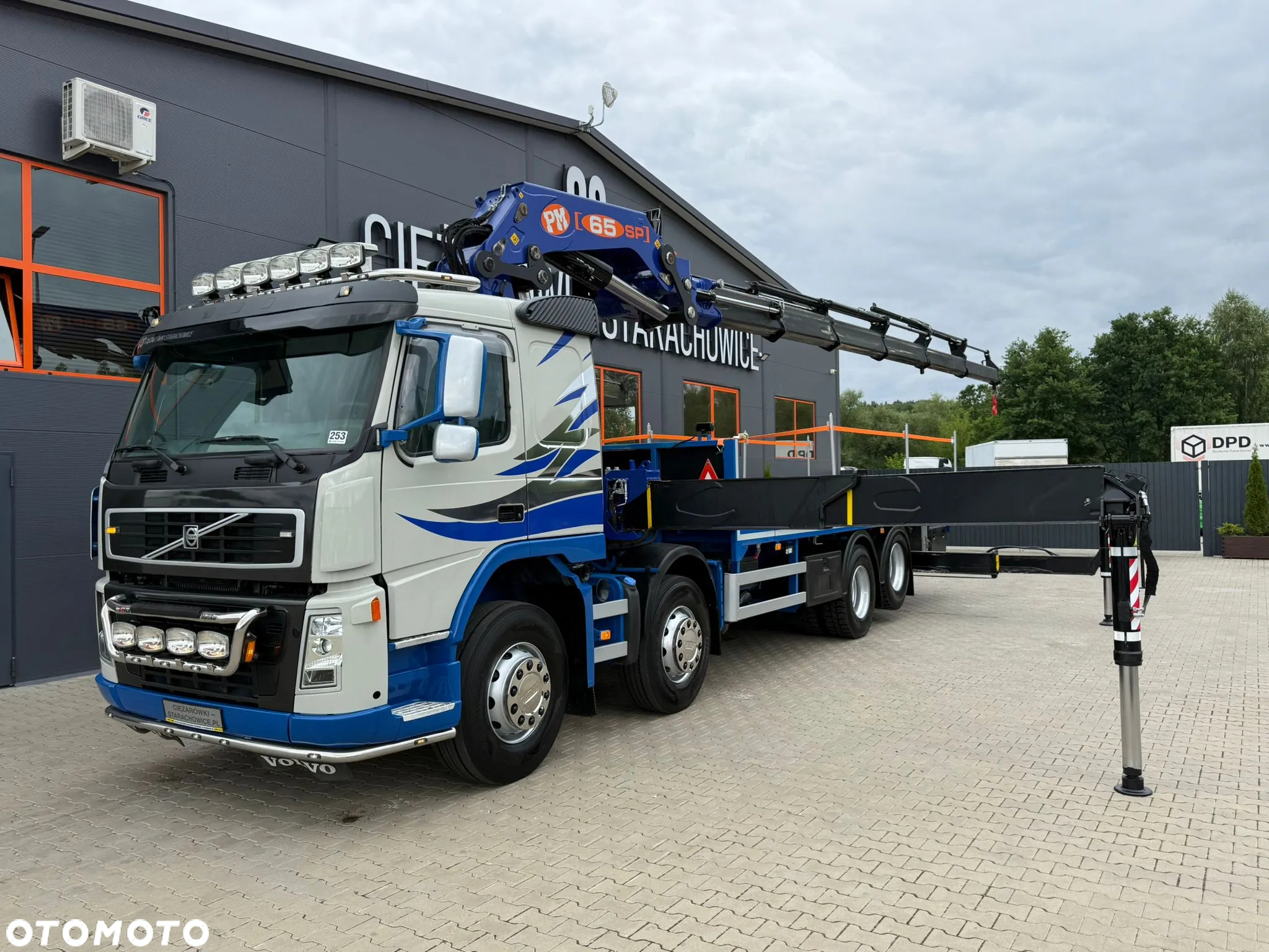 Volvo FM FH 450 8x4 8x2 // dzwig PM65 rok 2016 !!! 22 TONY !!+ platforma // kran crane żuraw hds - 18