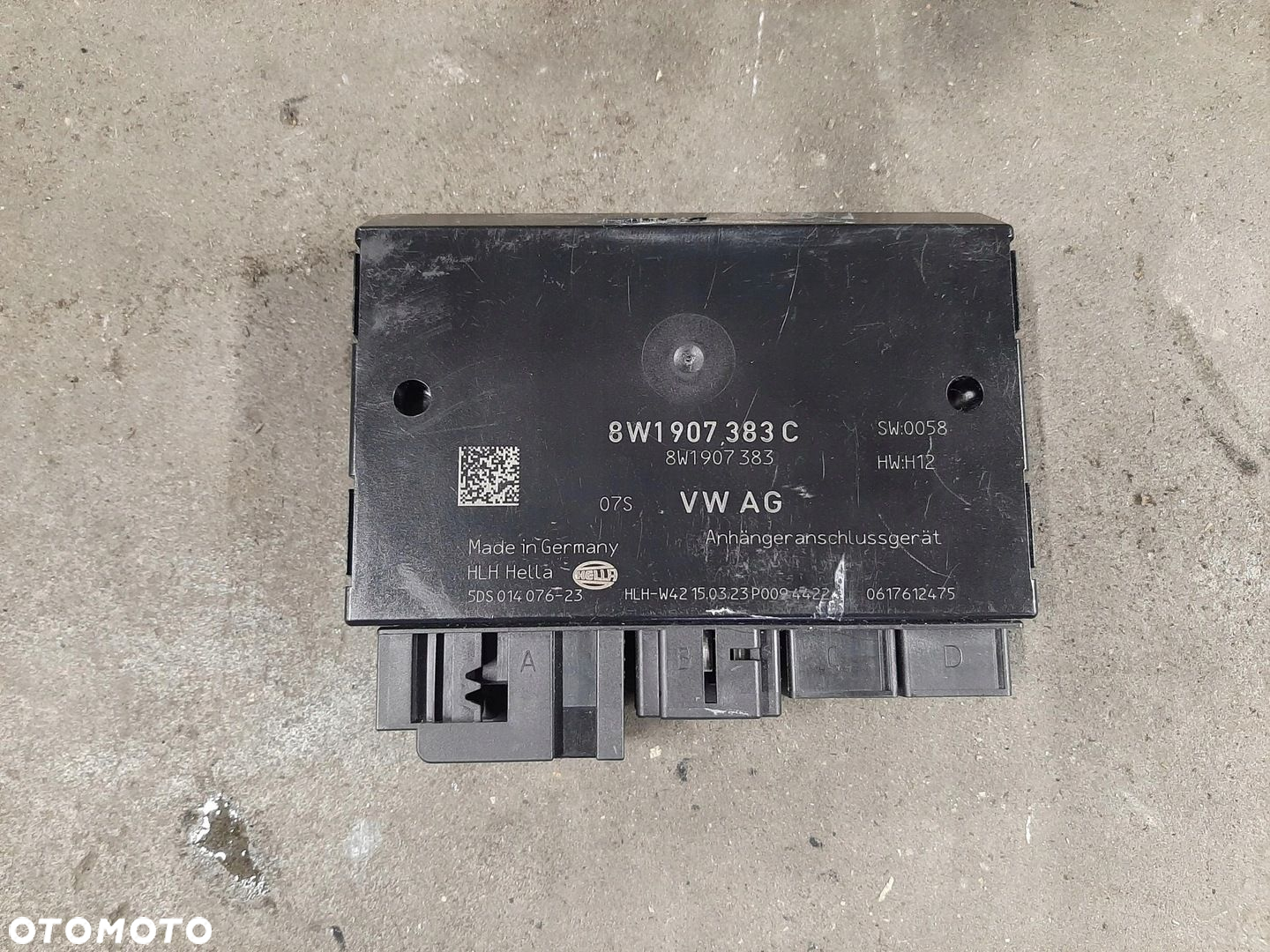 VW Touareg Hak Holowniczy Zaczep Moduł 760803881E 8W1907383C - 7