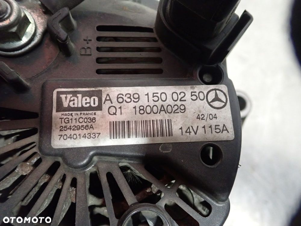 ALTERNATOR 115A MITSUBISHI COLT VI Z30 A6391500250 - 7