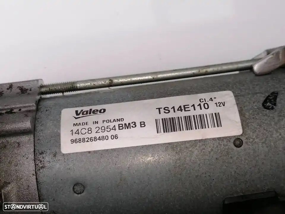 MOTOR ARRANQUE PEUGEOT 207 2009 REFª: 9688268480 - 4