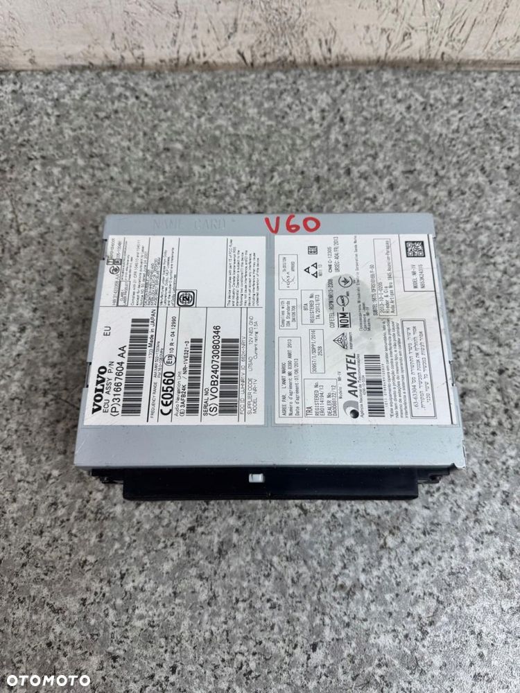 radio nawigacja volvo v60 s60 ii 2013-2018 31667604 - 1