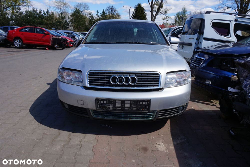 MASKA ZDERZAK BŁOTNIKI LAMPY A4 B6 LY7W  AUDI 2000-2006 SREBRNY PRZÓD KOMPLETNY - 1