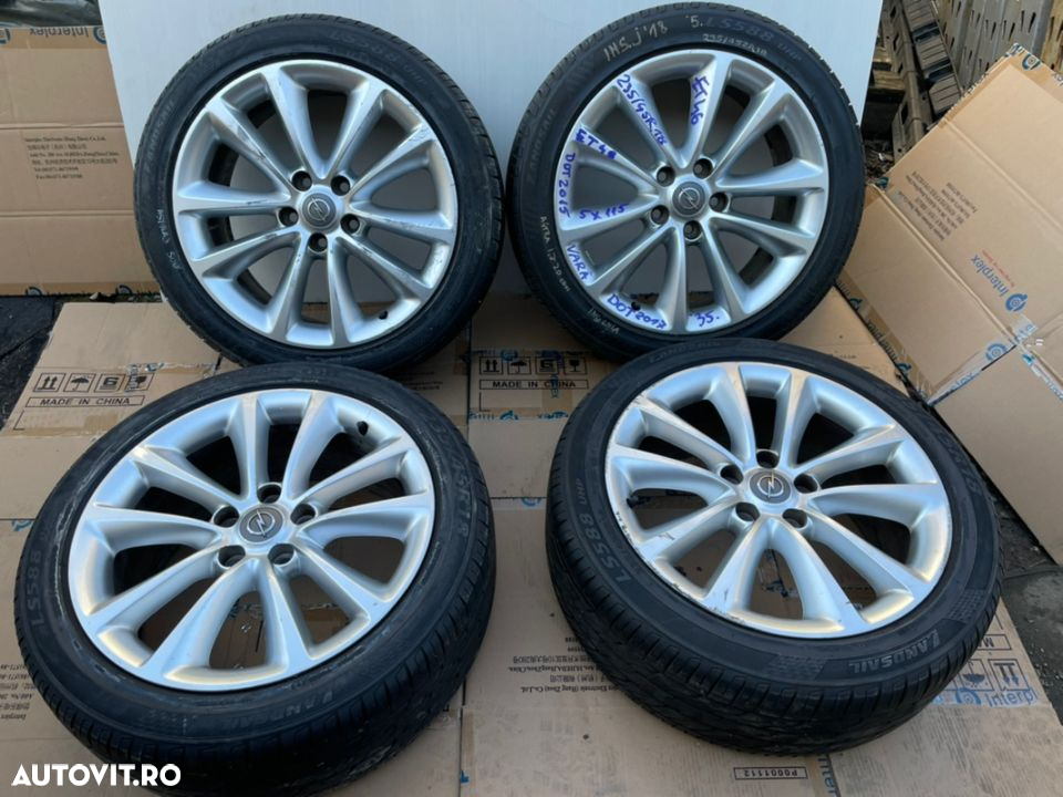 Jante aliaj OPEL ASTRA J,ZAFIRA C cu cauciucuri vara 235/45R18 - 7