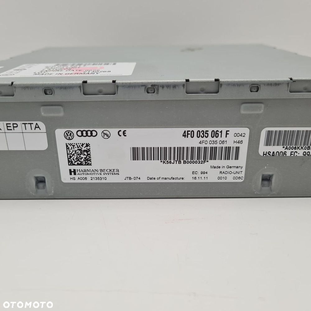 vw touareg 7p tuner radiowy radio - 8