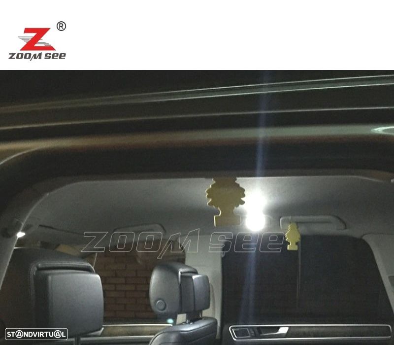 KIT COMPLETO DE 20 LÂMPADAS LED INTERIOR PARA TOUAREGI 7LA 7L6 7L7 2002 -2009 - 5