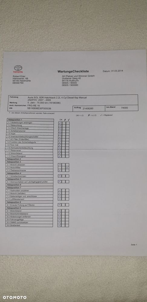 Toyota Auris 2.2 D-4D D-CAT - 35