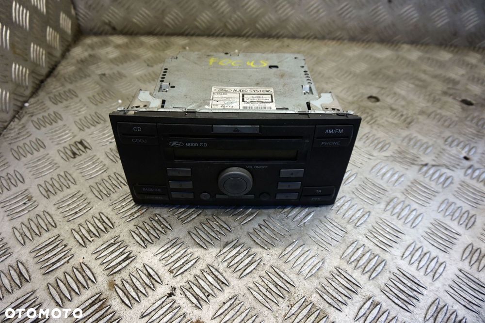 RADIO FABRYCZNE CD FOCUS II MK2 4M5T-18C815-AD KOD FORD 2004-2008 - 1