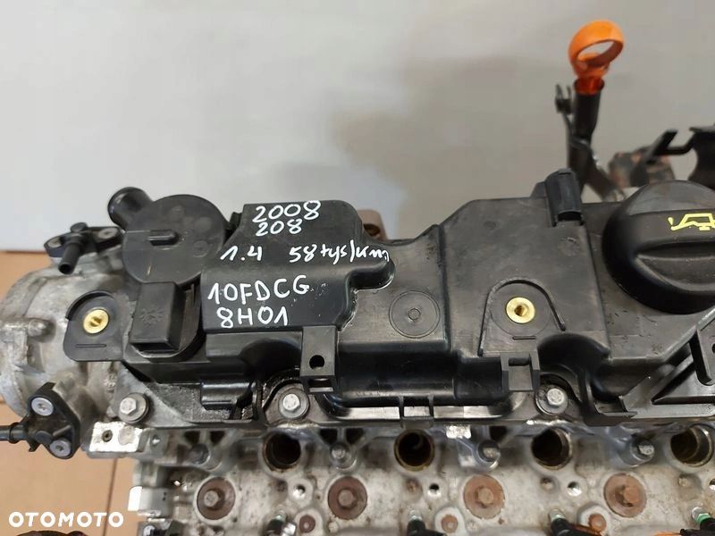 peugeot 2008 208 1 i 1.4 hdi silnik słupek 10fdcg 8h01 - 2