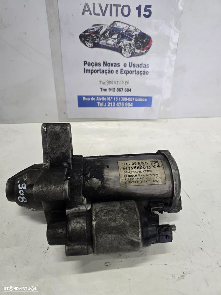 Motor de arranque Peugeot 308 1.6 HDI  ref: 9675660680 - 2